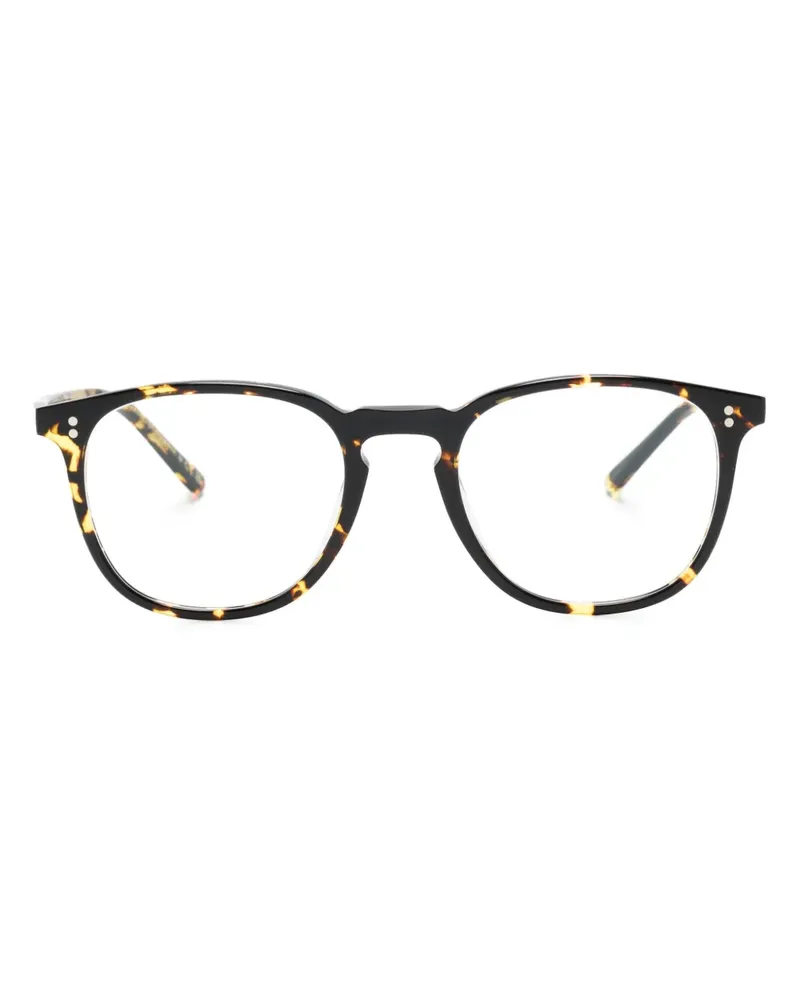 Oliver Peoples Finley Brille mit eckigem Gestell - Schwarz Schwarz