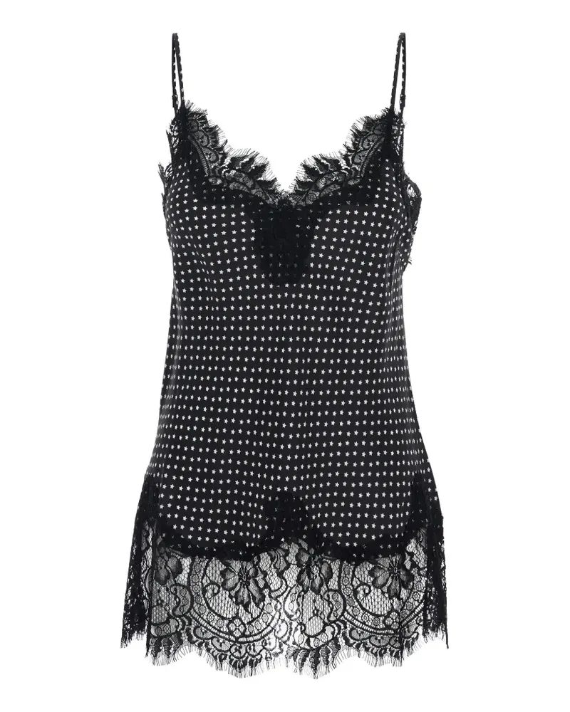 Gold Hawk Clothing Camisole-Top mit Stern-Print - Schwarz Schwarz