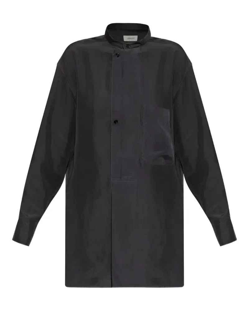 Christophe Lemaire pocket button shirt - Schwarz Schwarz
