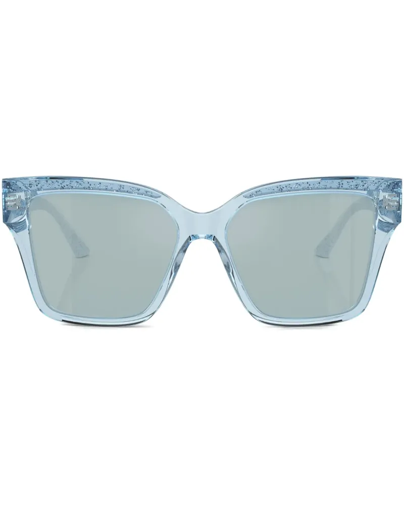 Jimmy Choo Giava Sonnenbrille mit Glitzer - Blau Blau