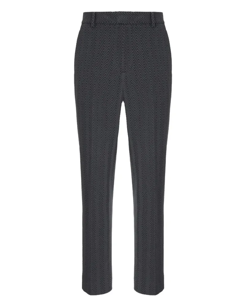 Missoni Gerade Hose mit Fischgrätenmuster - Grau Grau