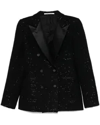 Tagliatore sequin-embellished blazer Schwarz