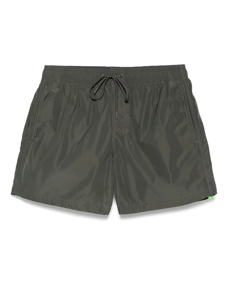 Sundek Badeshorts mit Streifen - Grün Grün