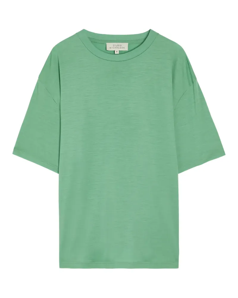 Studio Nicholson Klassisches T-Shirt - Grün Grün