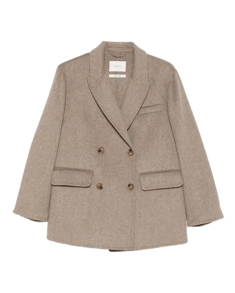 VICOLO Doppelreihiger Blazer - Nude Nude