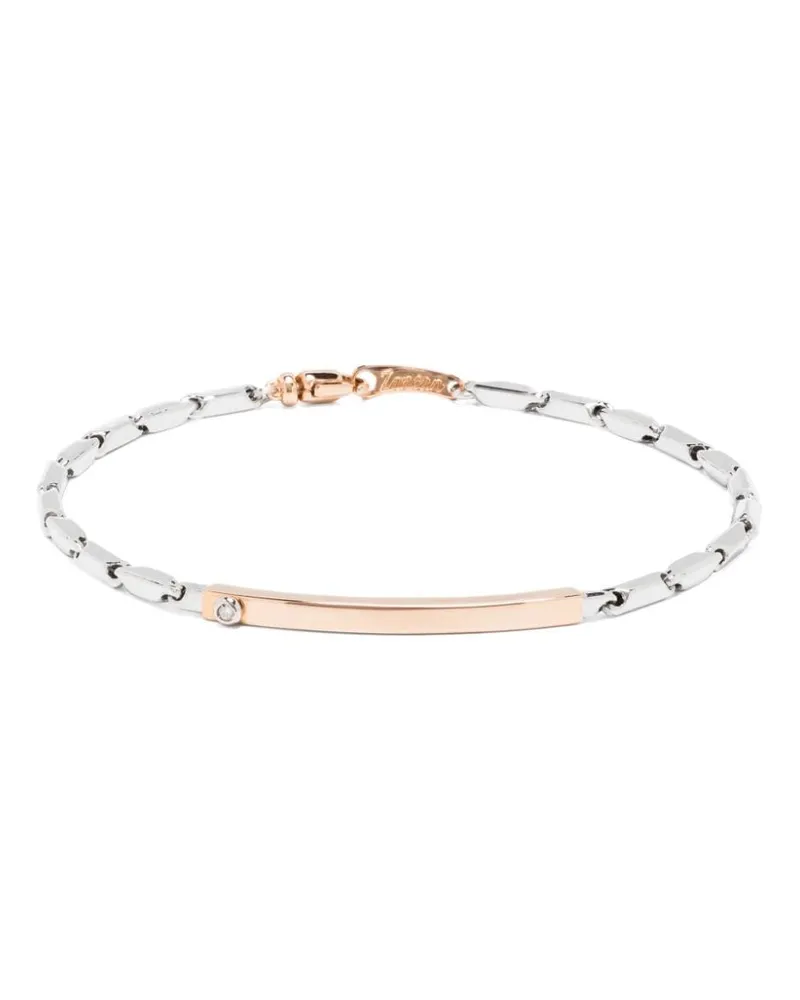 ZANCAN 18kt Rotgoldarmband mit einem Diamanten - Rosa Rosa