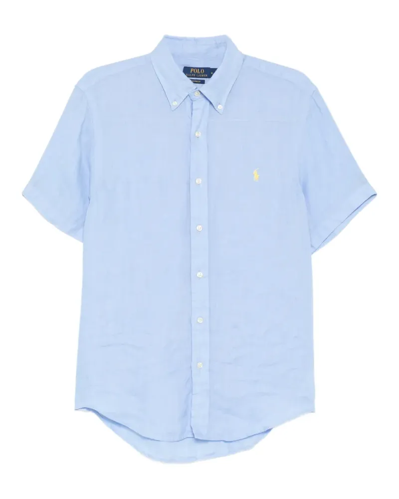 Ralph Lauren Hemd mit Logo-Stickerei - Blau Blau