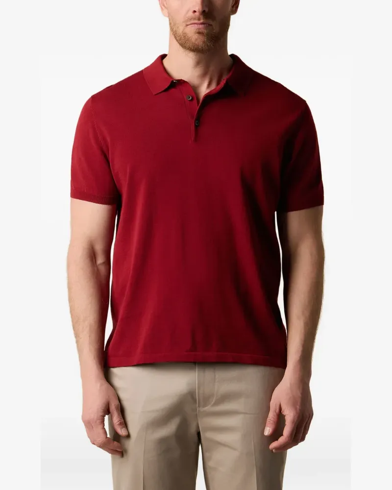 Brooks Brothers Klassisches Poloshirt Rot