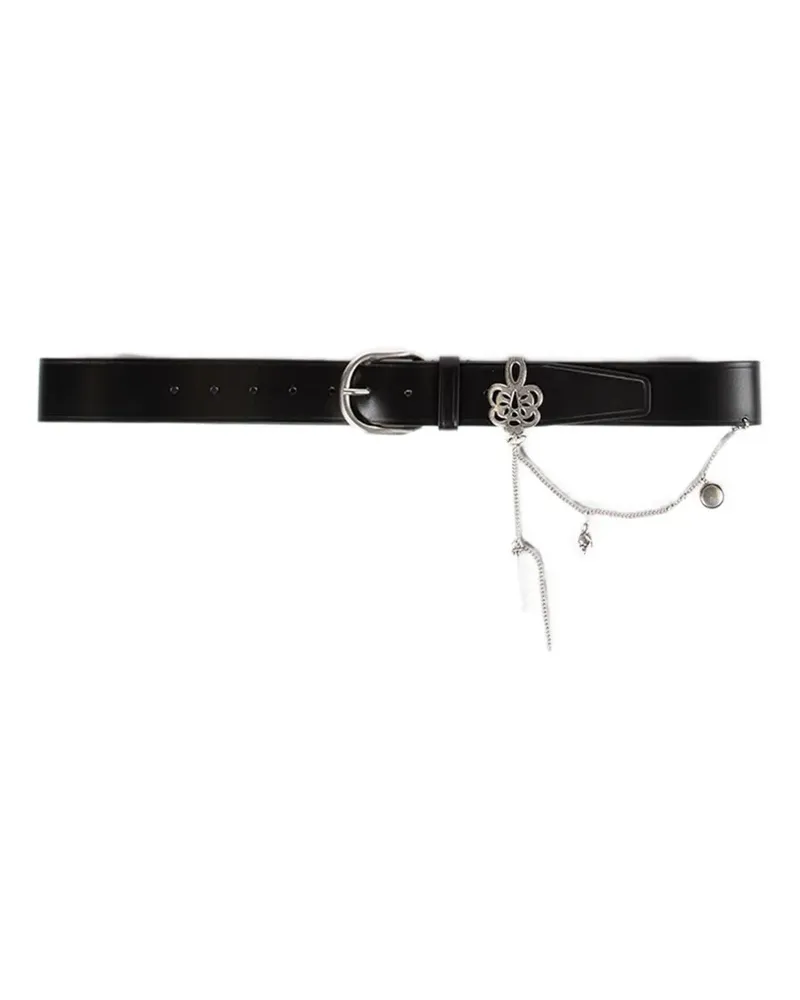 Ann Demeulemeester Ranja charm-detail belt - Schwarz Schwarz