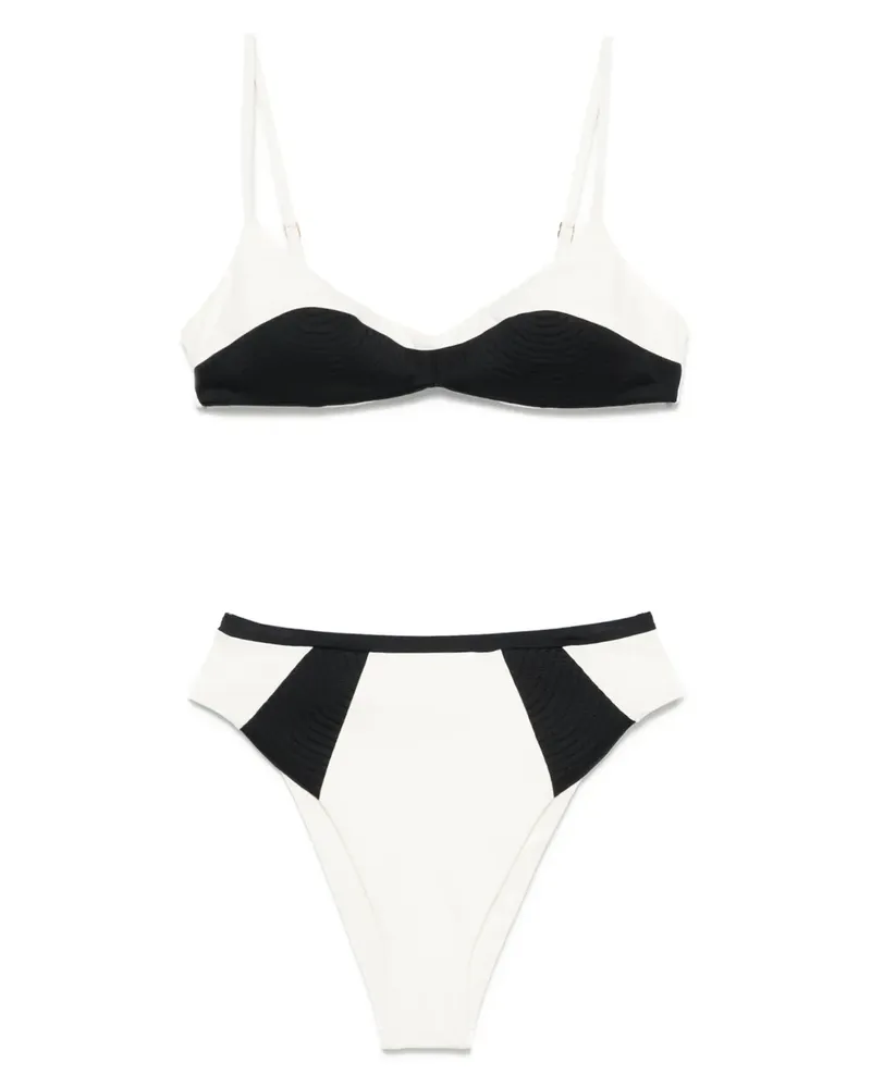 Noire Swimwear Elise & Gisele Bikini - Weiß Weiß