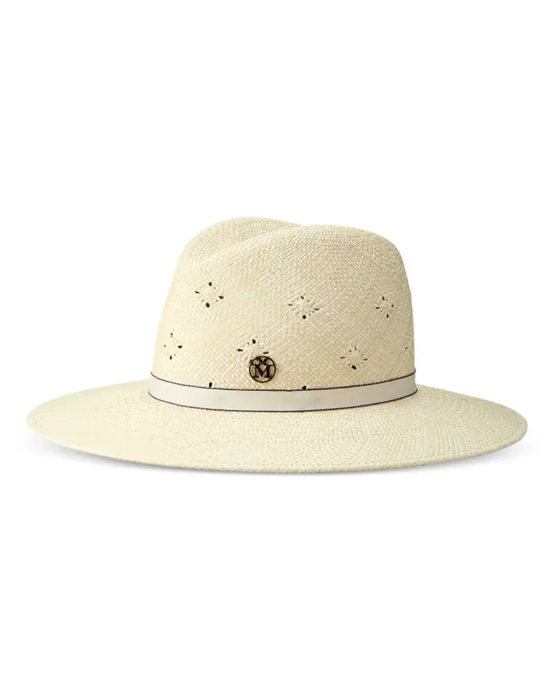 Maison Michel Perforierter Zango Fedora - Nude Nude