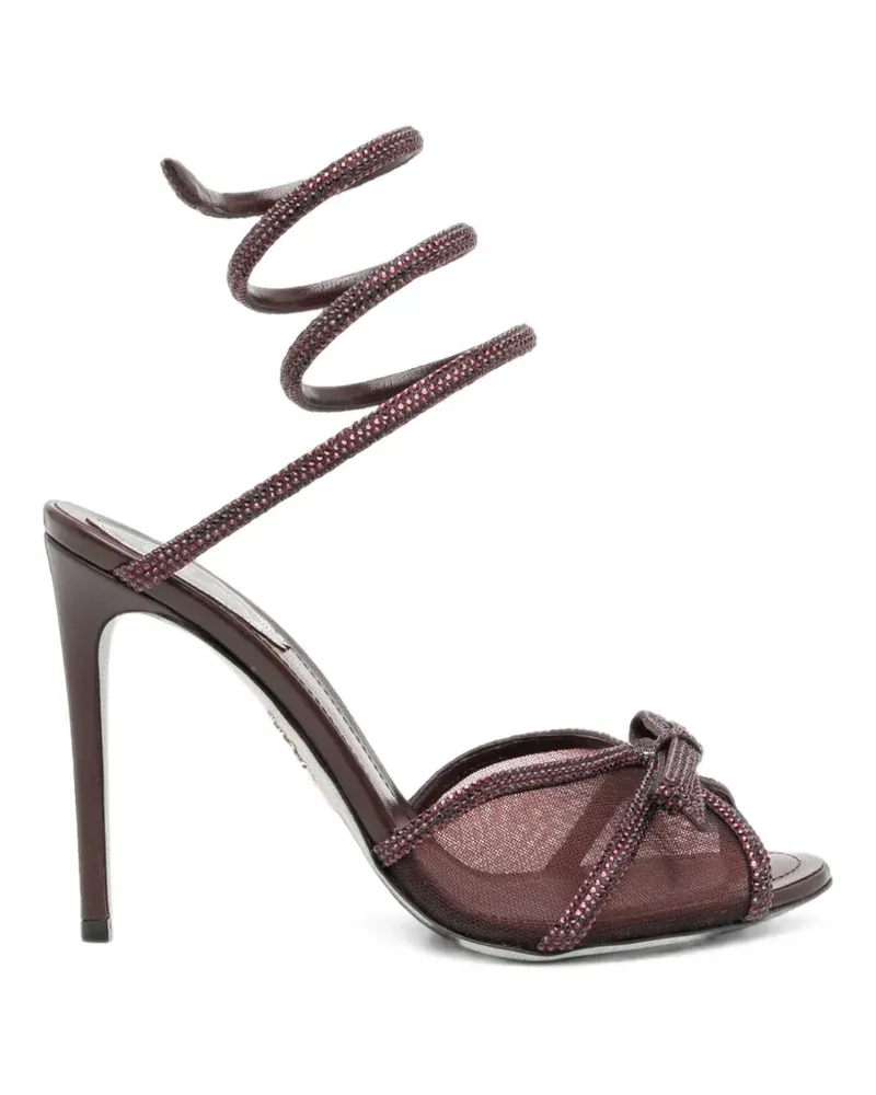 René Caovilla Lynette Sandalen 105mm - Rot Rot