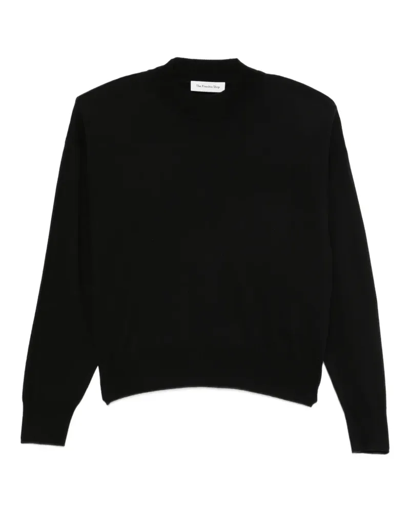 FRANKIE Shop Rue high-neck padded-shoulder sweater - Schwarz Schwarz