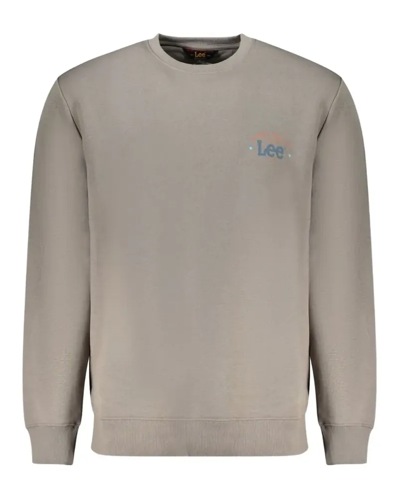 Lee logo-print cotton sweatshirt - Grau Grau