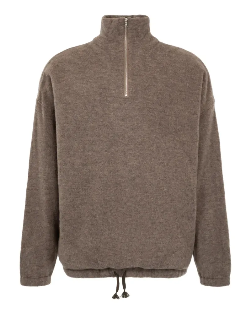 Kaptain Sunshine half-zip fleece sweater - Braun Braun