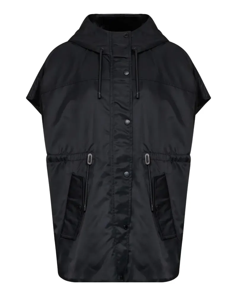 Max Mara Origano quilted hooded gilet - Schwarz Schwarz