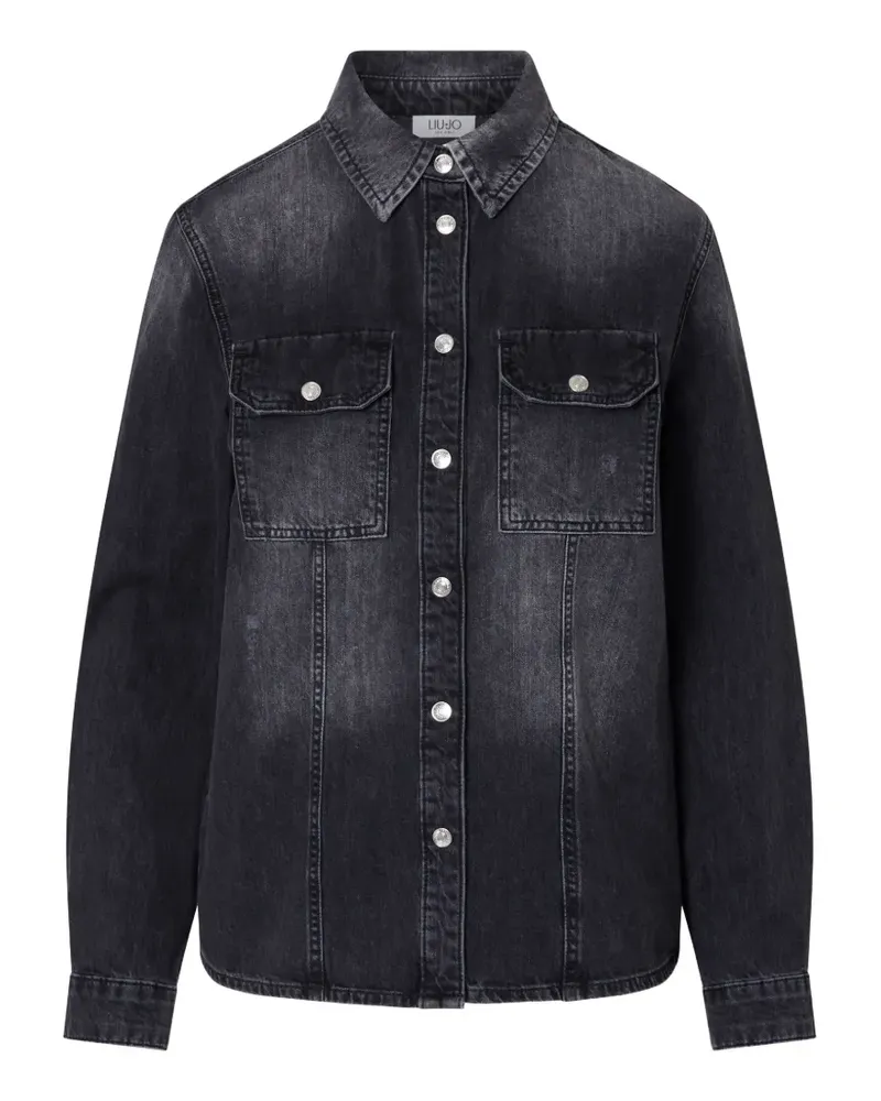 Liu Jo slim fit denim shirt - Schwarz Schwarz