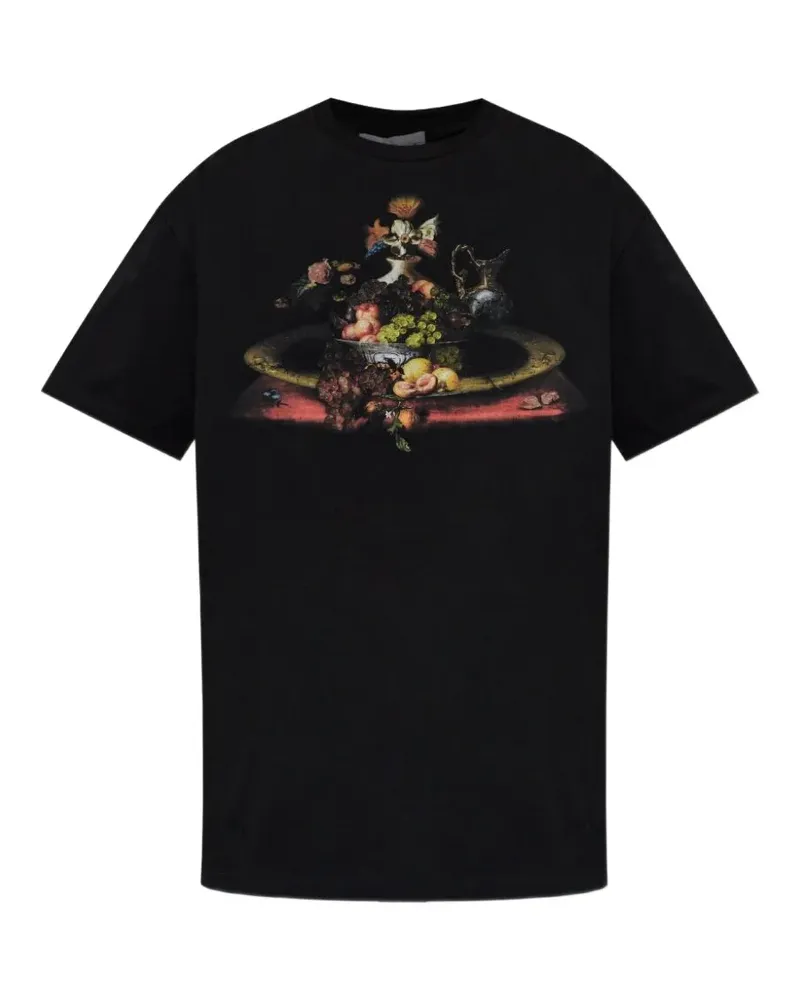 Vivienne Westwood still-life print t-shirt - Schwarz Schwarz