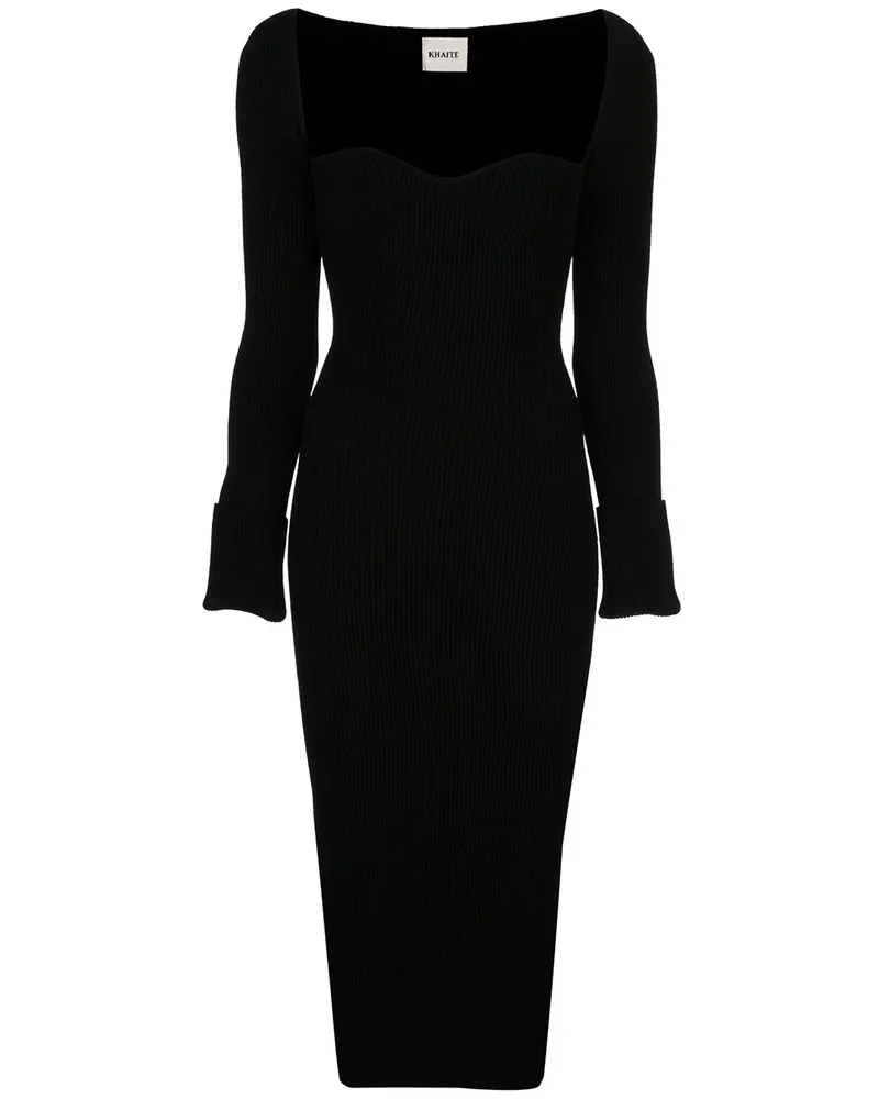 KHAITE Beth Kleid - Schwarz Schwarz