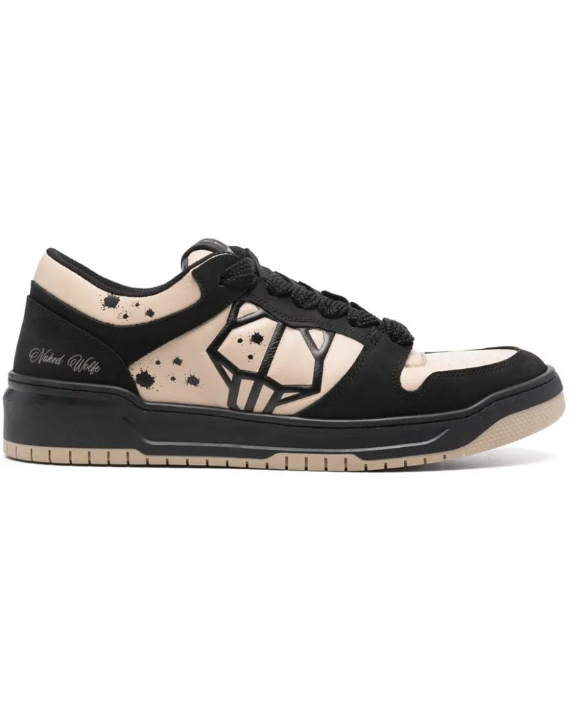 Naked Wolfe CM-00 leather sneakers Nude
