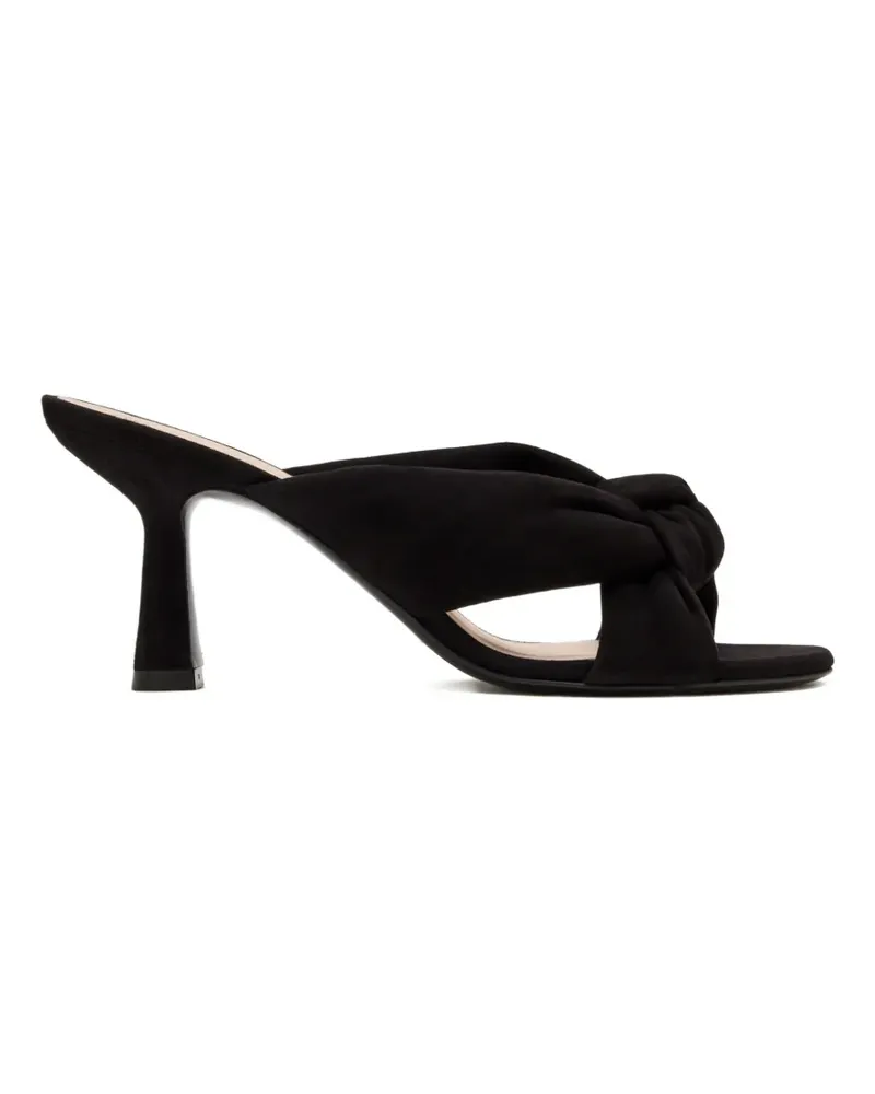 Stuart Weitzman Sandalen mit geknotetem Obermaterial - Schwarz Schwarz