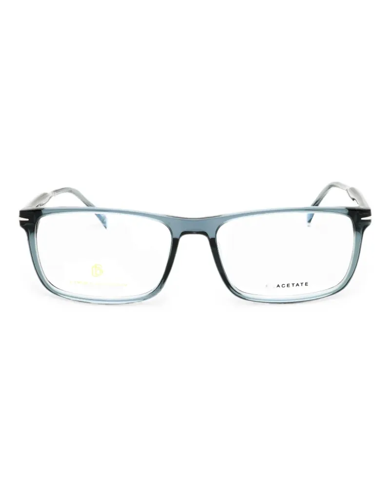 EYEWEAR by DAVID BECKHAM rectangle-frame glasses - Blau Blau