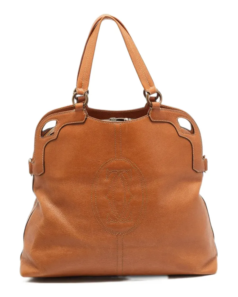 Cartier Mittelgroßer Marcello de  Tote Bag - Braun Braun