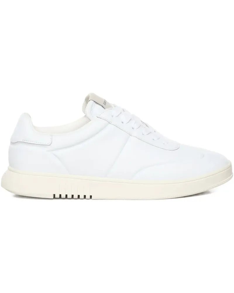 Emporio Armani leather sneakers - Weiß Weiß