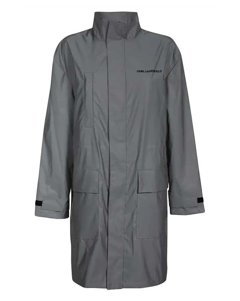 Karl Lagerfeld Mantel aus Techno-Stoff - Grau Grau