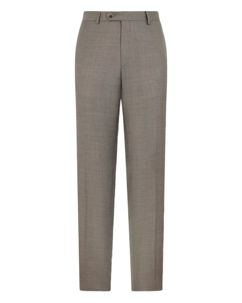 Brooks Brothers Wollhose mit Knöpfen - Braun Braun