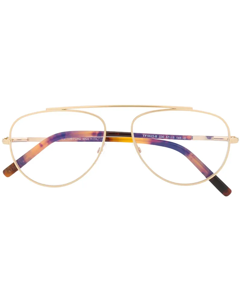 Tom Ford Klassische Pilotenbrille - Gold Gold