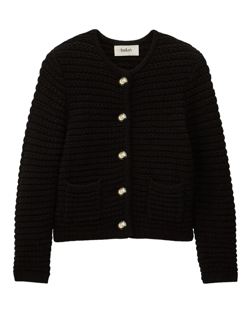 ba&sh Gaspard Cardigan - Schwarz Schwarz