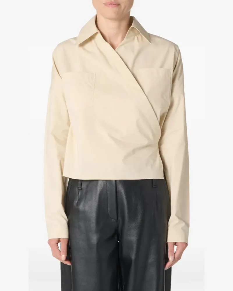 IRO pocket wrap shirt - Nude Nude