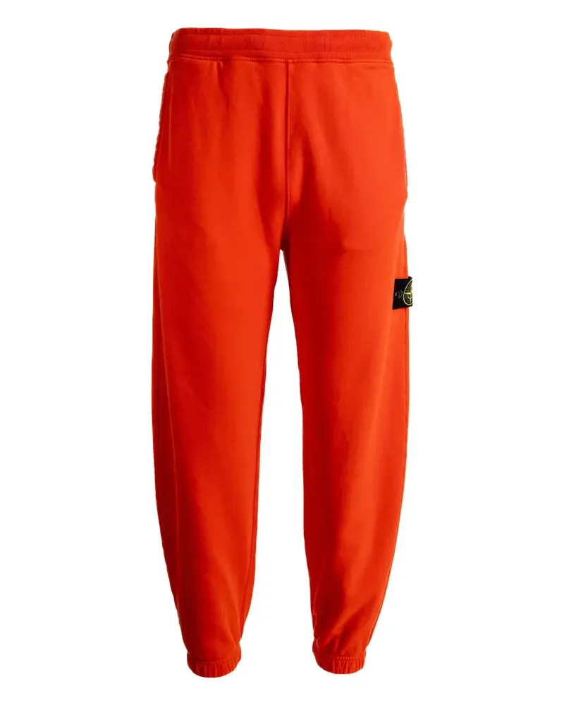 Stone Island Jogginghose aus gebürstetem Fleece - Orange Orange