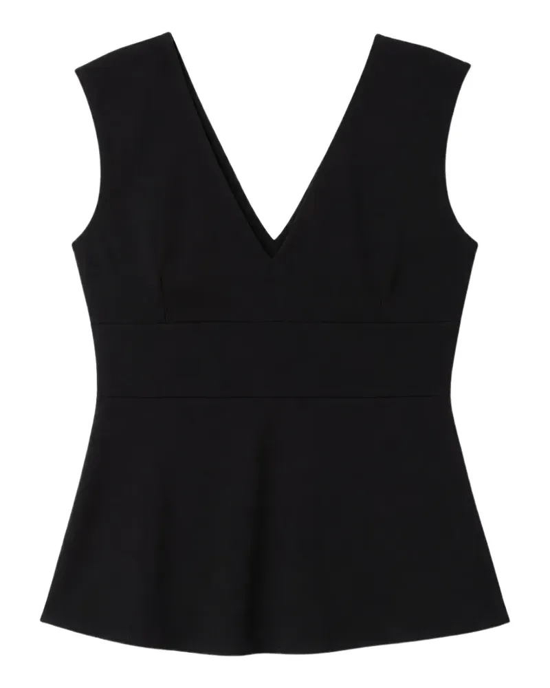 Max Mara V-neck top - Schwarz Schwarz