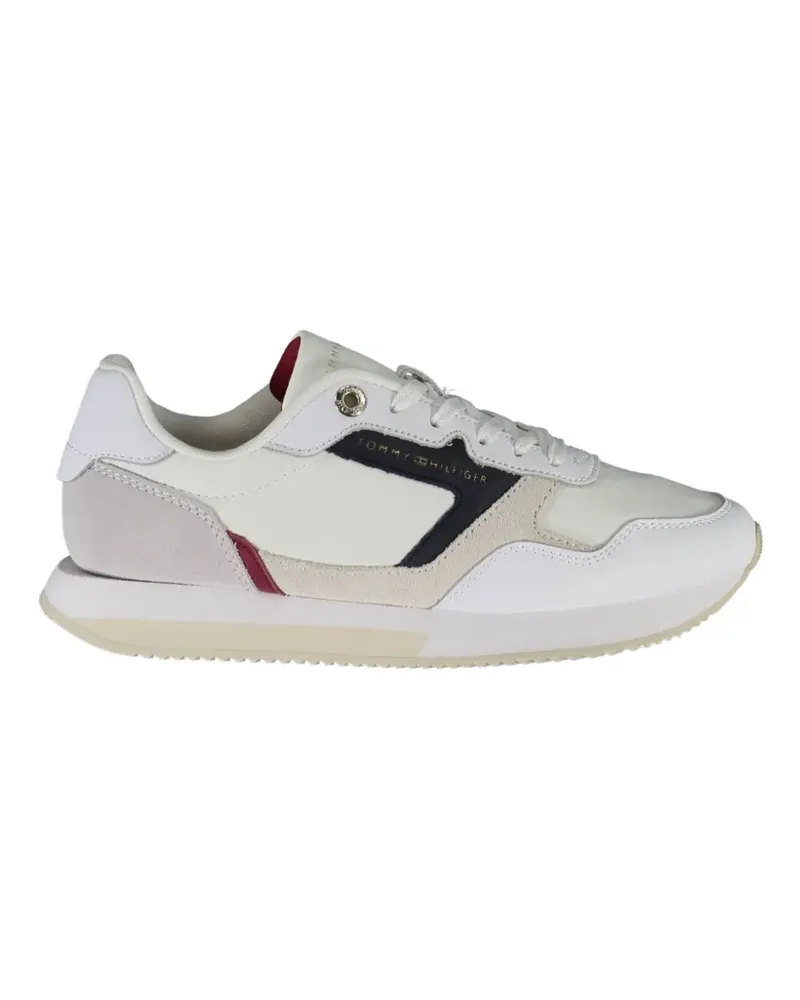 Tommy Hilfiger panelled leather sneakers - Weiß Weiß