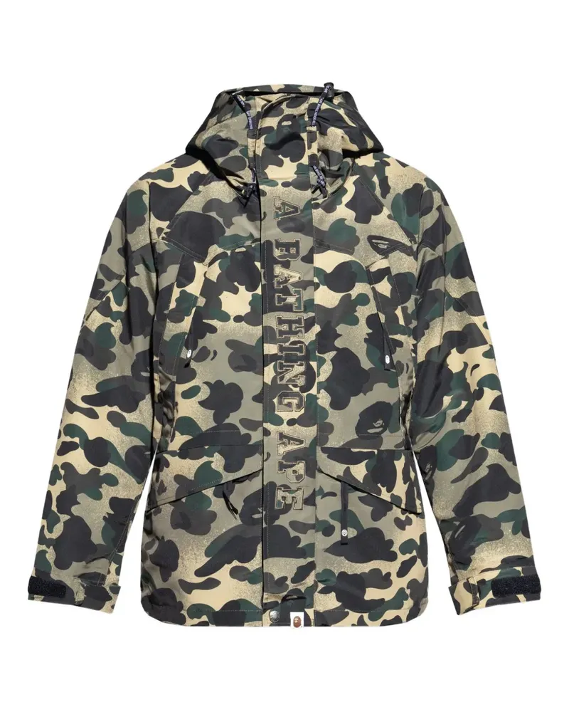 BAPE camouflage hooded jacket - Grün Grün