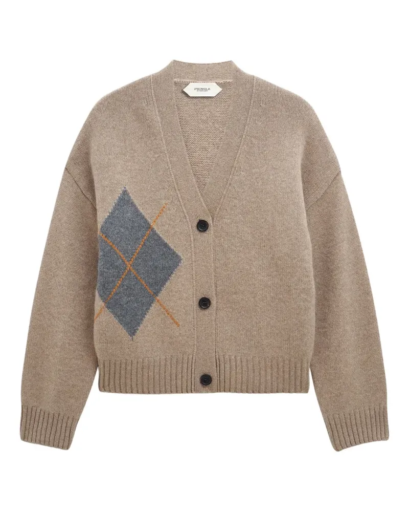 Pringle of Scotland Cardigan aus Kaschmir - Nude Nude