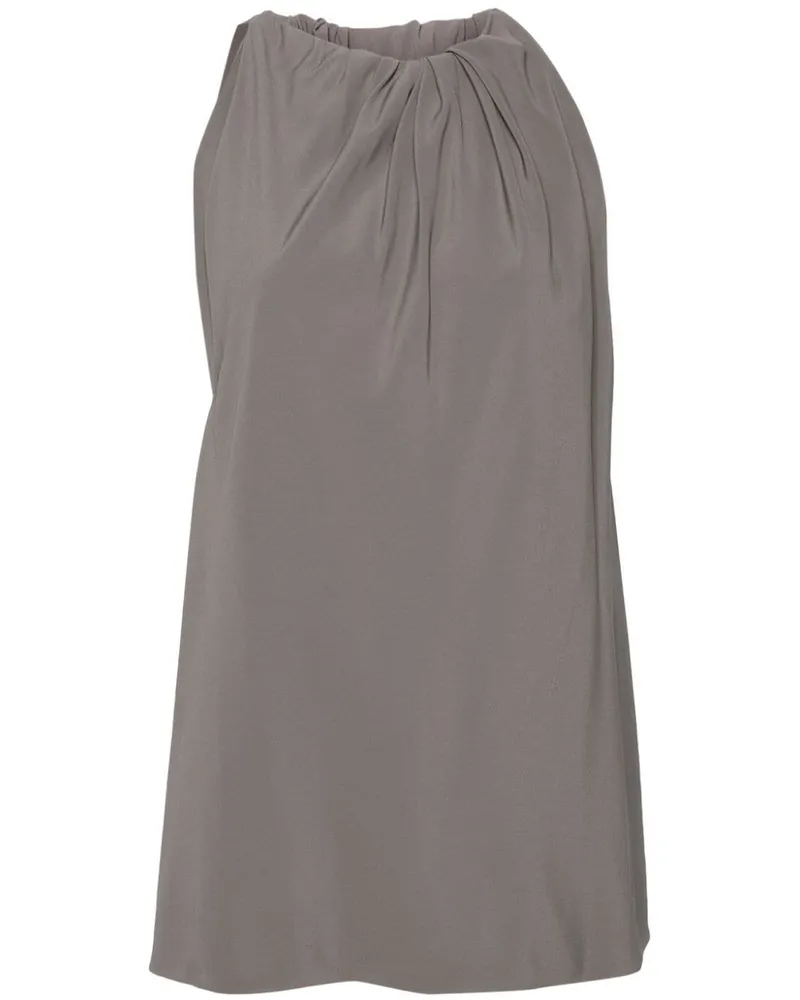 Rick Owens Gerafftes Top - Grau Grau