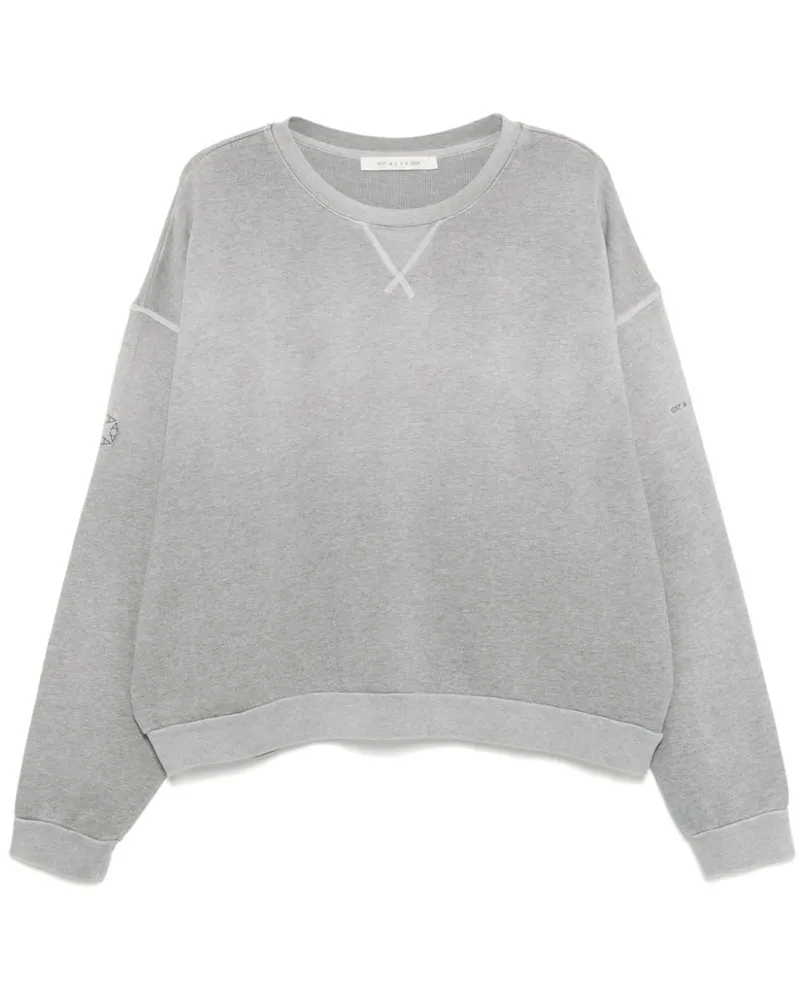 1017 ALYX 9SM Stückgefärbtes Sweatshirt - Grau Grau