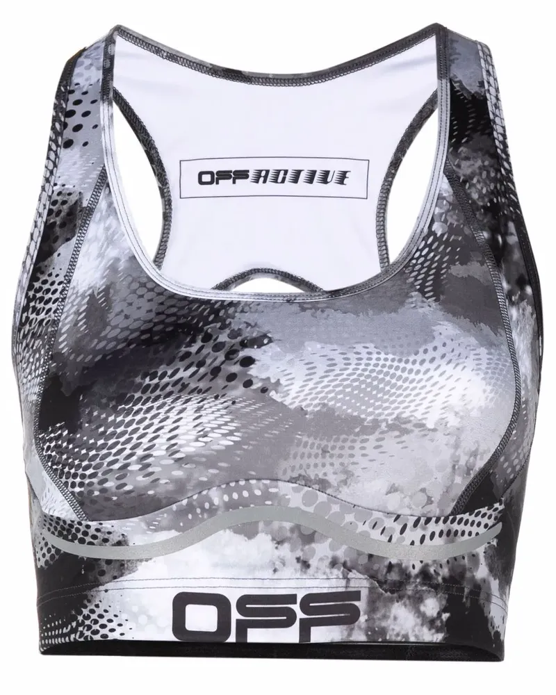 OFF-WHITE Active Sport-BH - Grau Grau