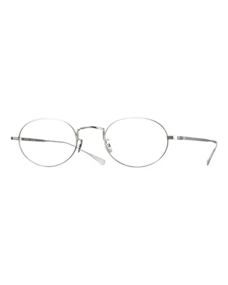 EYEVAN 7285 197 Brille mit rundem Gestell - Silber Silber