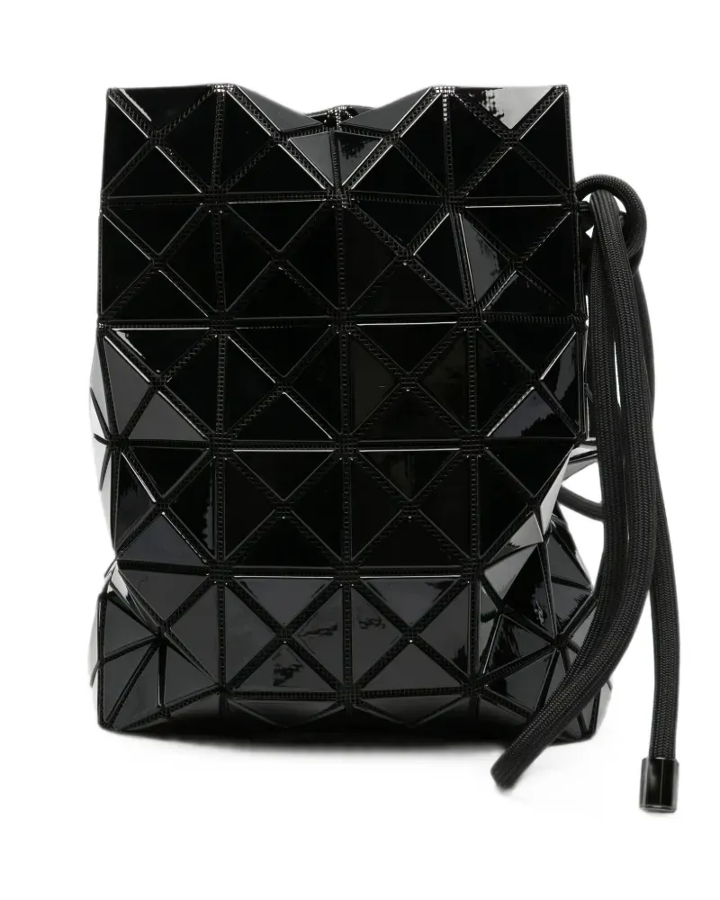 Issey Miyake Beuteltasche mit geometrischem Muster - Schwarz Schwarz