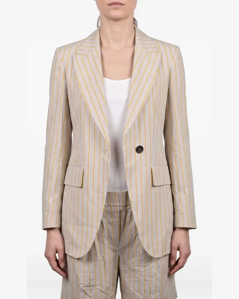 Brunello Cucinelli Gestreiftes Kostüm - Nude Nude