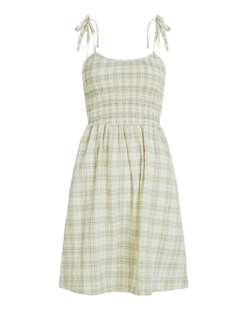Karl Lagerfeld Kariertes Minikleid mit Raffungen - Nude Nude