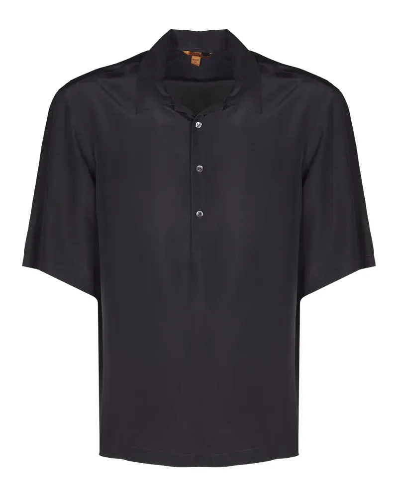 BARENA buttoned polo shirt - Blau Blau