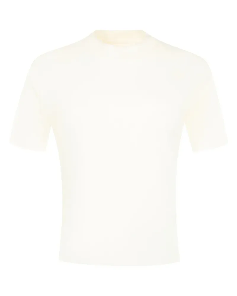 Fear of God Shrunken Baseball-T-Shirt aus Tri-Blend-Mischgewebe - Nude Nude