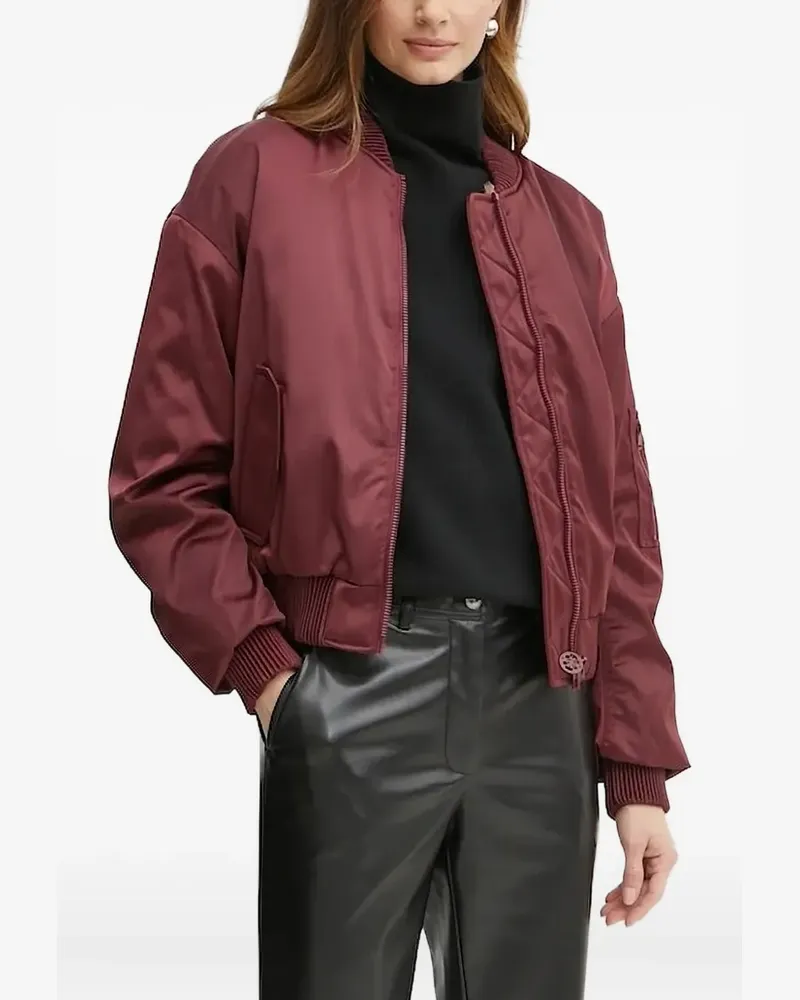Guess Bomberjacke mit aufgesetzten Taschen - Rot Rot