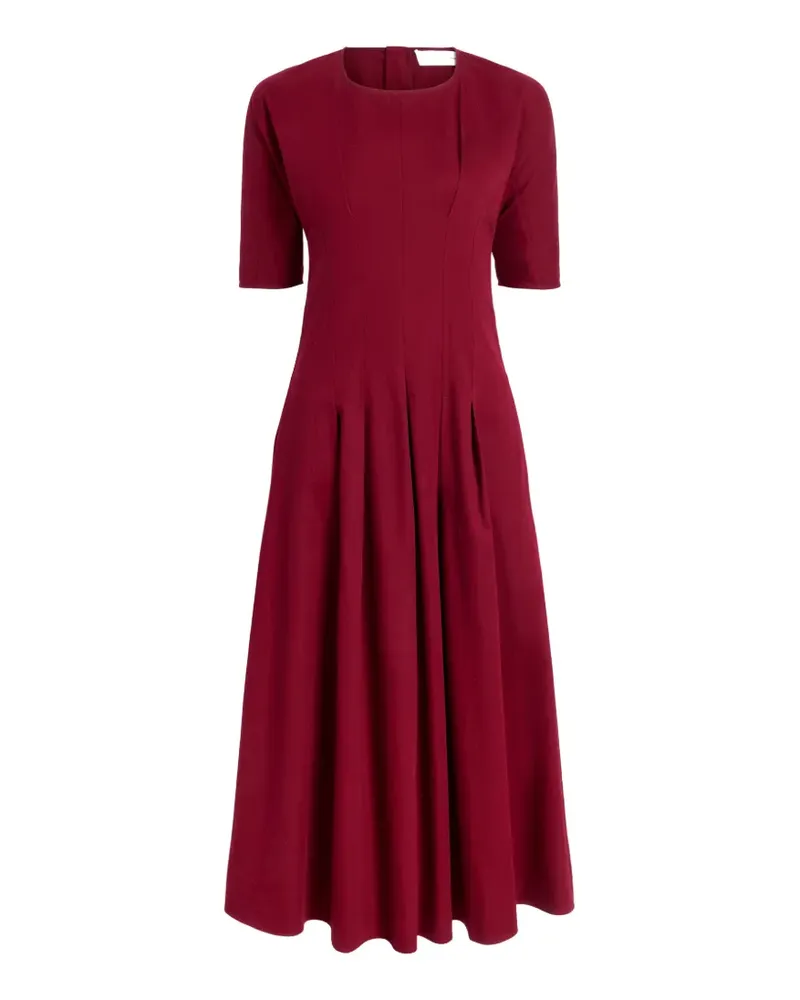 Proenza Schouler Ainsley Midikleid mit Falten - Rot Rot