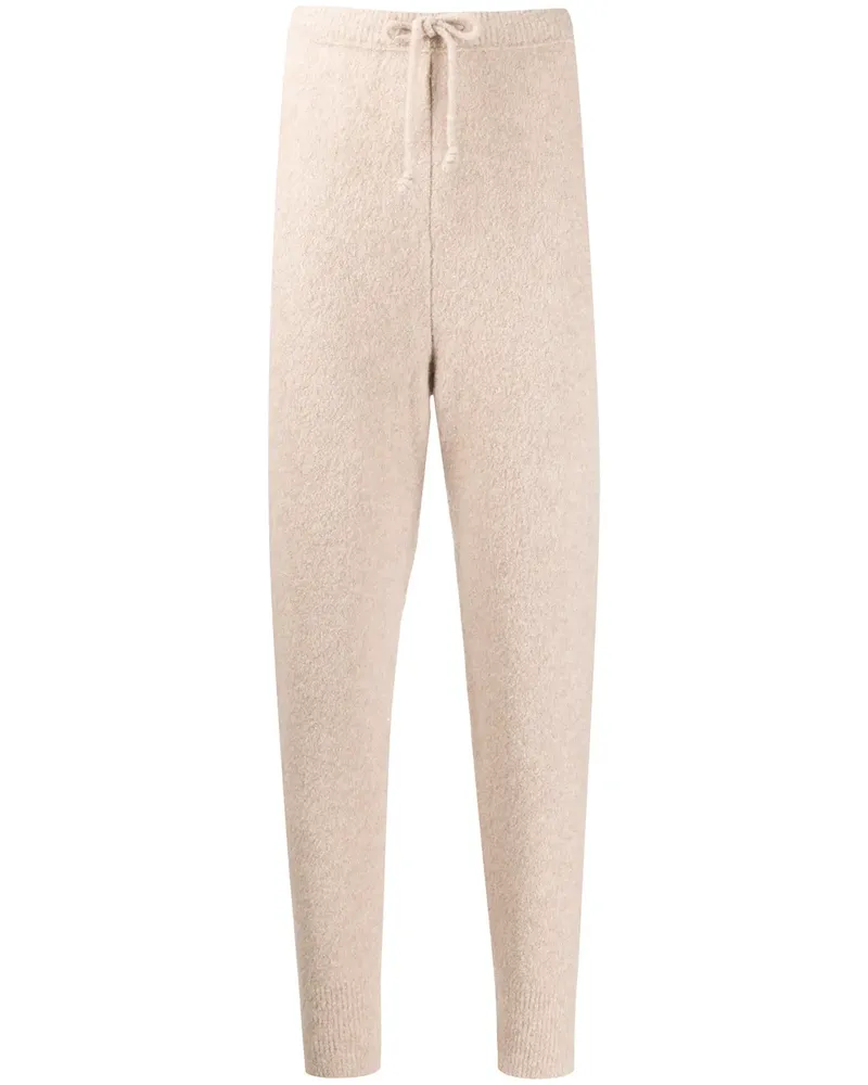 Nanushka Schmale Hose mit Kordelzug - Nude Nude